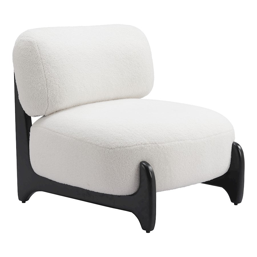 Zuo Modern Bombo Accent Chair, White - 110268