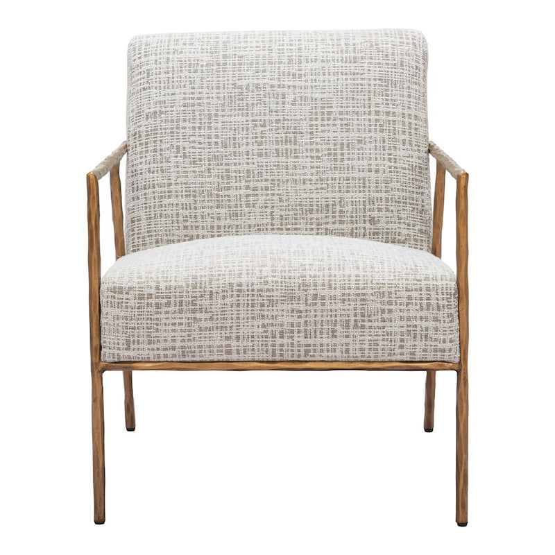 Zuo Modern Norrebro Accent Chair, Beige Frost