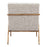 Zuo Modern Norrebro Accent Chair, Beige Frost