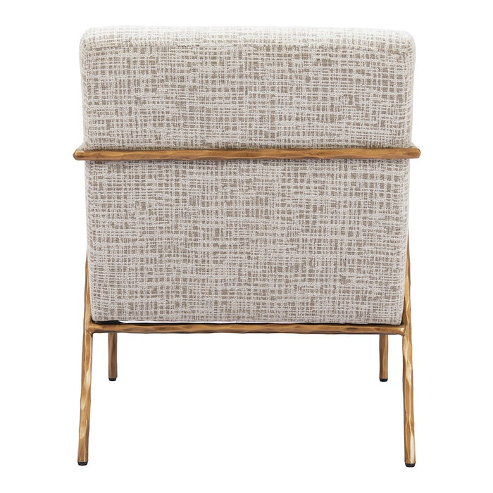 Zuo Modern Norrebro Accent Chair, Beige Frost