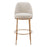 Zuo Modern Nordhavn Swivel BarStool, Beige/Gold