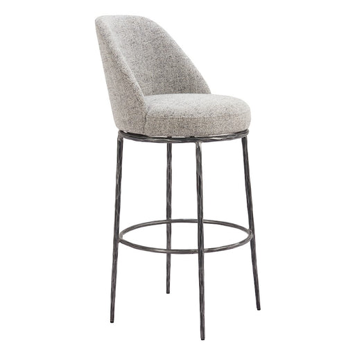 Zuo Modern Nordhavn Swivel BarStool, Gray - 110273