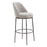 Zuo Modern Nordhavn Swivel BarStool, Gray