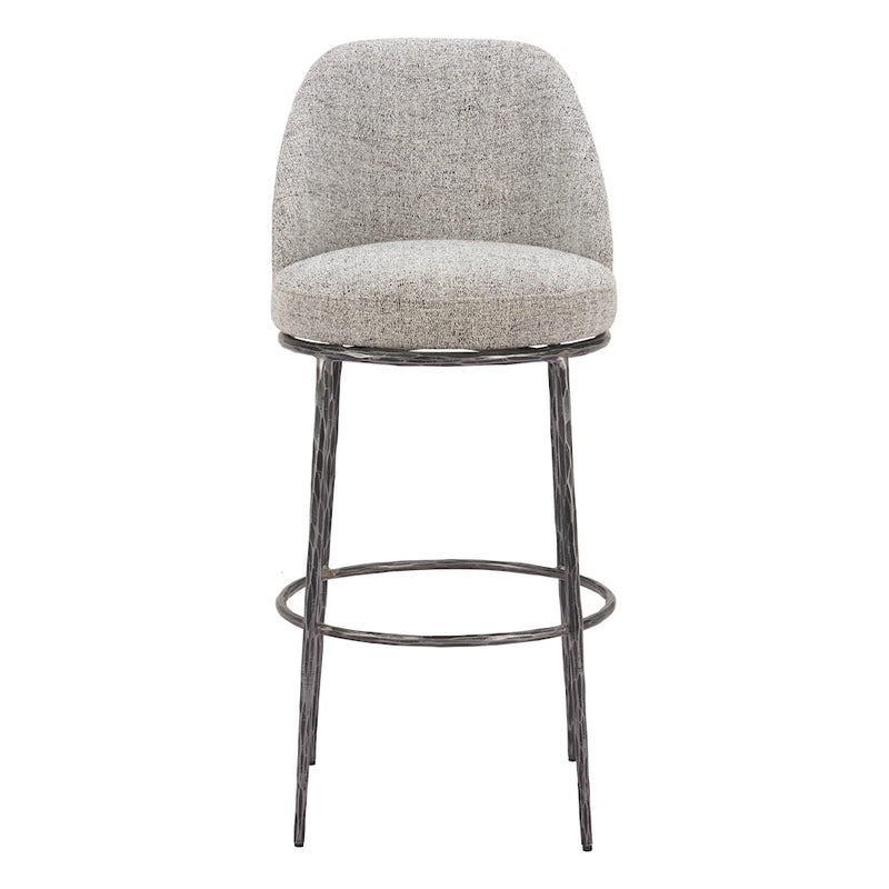 Zuo Modern Nordhavn Swivel BarStool, Gray