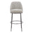 Zuo Modern Nordhavn Swivel BarStool, Gray