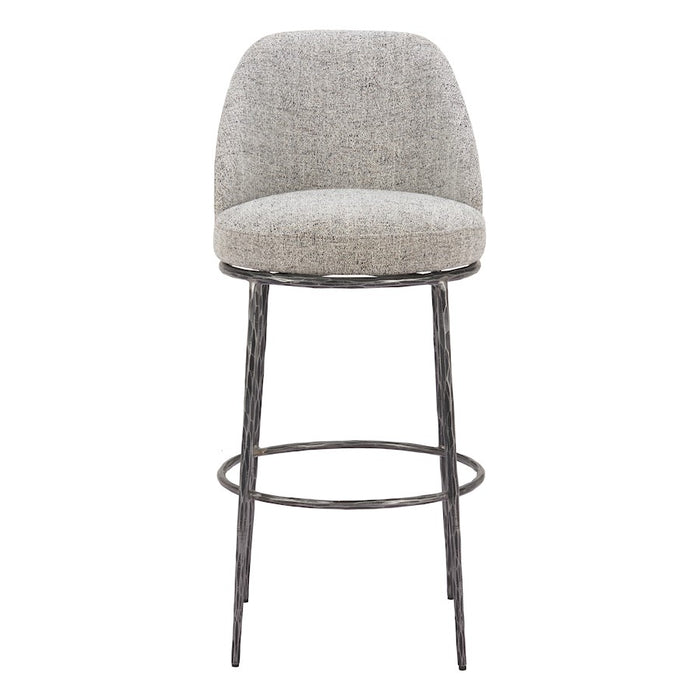 Zuo Modern Nordhavn Swivel BarStool, Gray