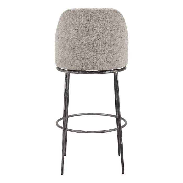 Zuo Modern Nordhavn Swivel BarStool, Gray