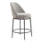 Zuo Modern Nordhavn Swivel Counter Stool, Gray - 110274