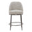 Zuo Modern Nordhavn Swivel Counter Stool, Gray
