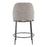 Zuo Modern Nordhavn Swivel Counter Stool, Gray