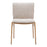 Zuo Modern Nordvest Dining Chair, Beige/Gold