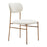 Zuo Modern Sydhavnen Dining Chair, Cream/Gold
