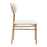 Zuo Modern Sydhavnen Dining Chair, Cream/Gold