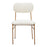 Zuo Modern Sydhavnen Dining Chair, Cream/Gold
