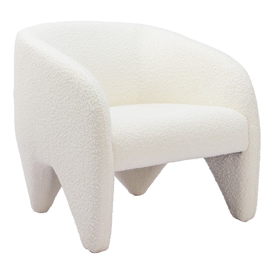 Zuo Modern Lopta Accent Chair, White - 110279