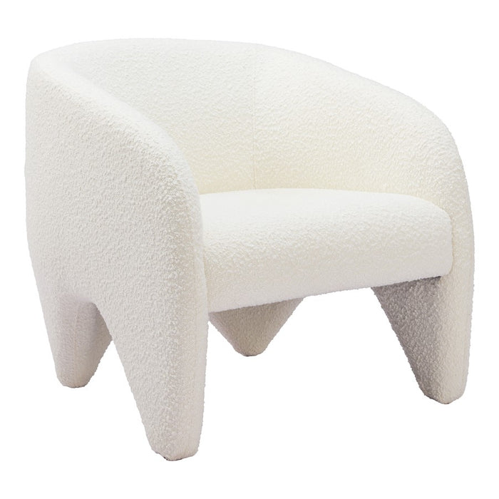 Zuo Modern Lopta Accent Chair, White