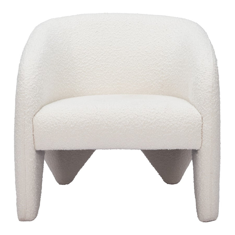 Zuo Modern Lopta Accent Chair, White