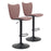 Zuo Modern Elevate BarStool Set of 2, Brown - 110285