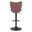 Zuo Modern Elevate BarStool Set of 2, Brown