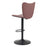Zuo Modern Elevate BarStool Set of 2, Brown