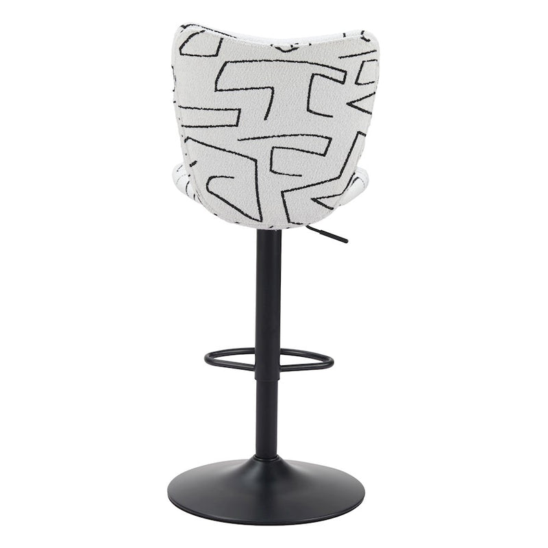 Zuo Modern Elevate BarStool Set of 2, White