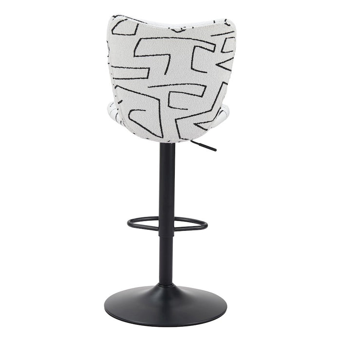 Zuo Modern Elevate BarStool Set of 2, White