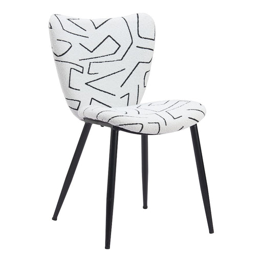 Zuo Modern Prestige Dining Chair Set of 2, White