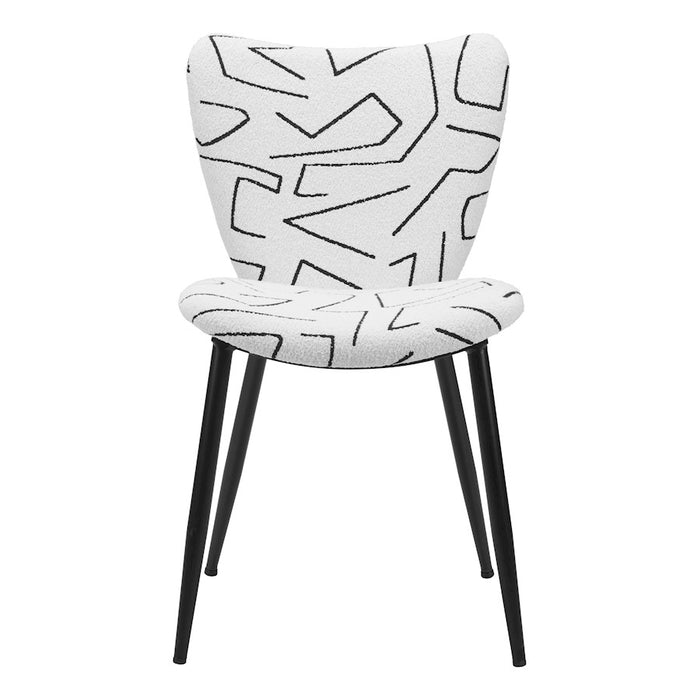 Zuo Modern Prestige Dining Chair Set of 2, White