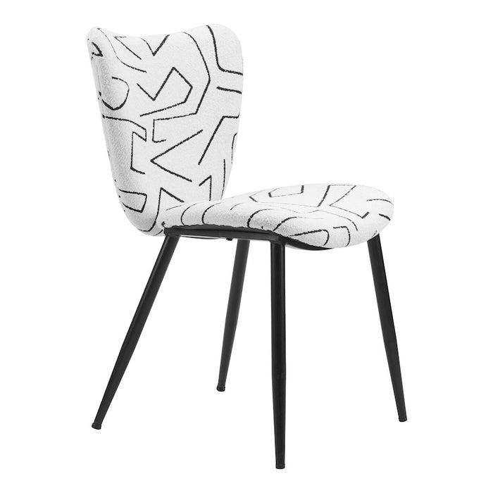 Zuo Modern Prestige Dining Chair Set of 2, White