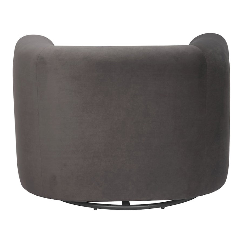 Zuo Modern Mugav Swivel Chair, Gray