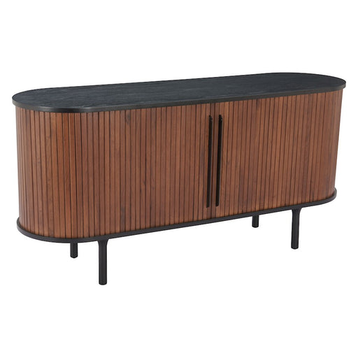 Zuo Modern Koriana Sideboard, Black/Walnut