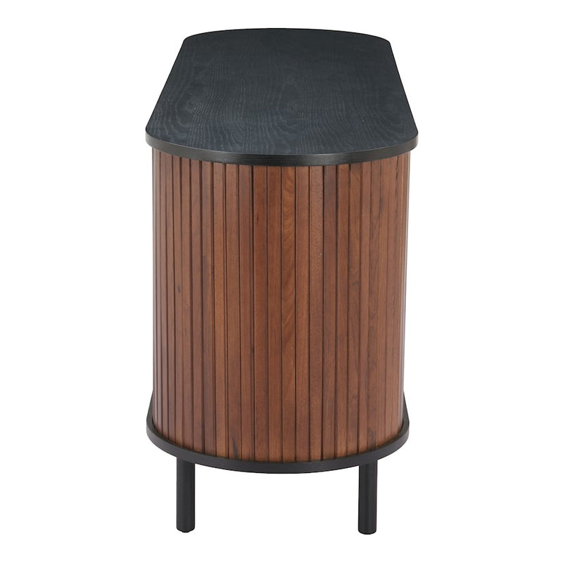 Zuo Modern Koriana Sideboard, Black/Walnut