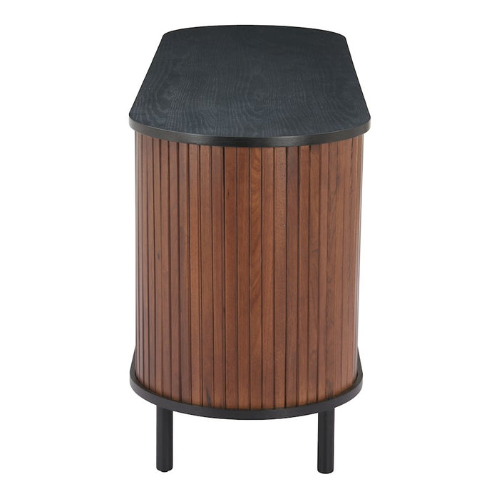Zuo Modern Koriana Sideboard, Black/Walnut