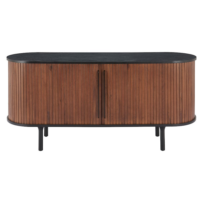 Zuo Modern Koriana Sideboard, Black/Walnut