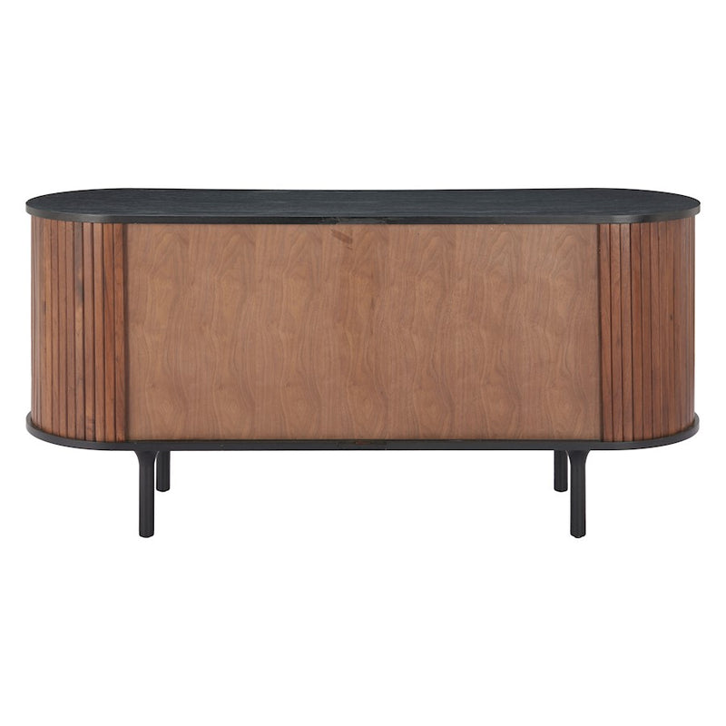 Zuo Modern Koriana Sideboard, Black/Walnut