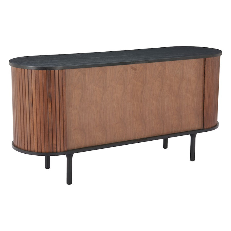 Zuo Modern Koriana Sideboard, Black/Walnut