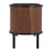 Zuo Modern Koriana Entertainment Stand, Black/Walnut