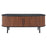Zuo Modern Koriana Entertainment Stand, Black/Walnut