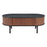 Zuo Modern Koriana Coffee Table, Black/Walnut