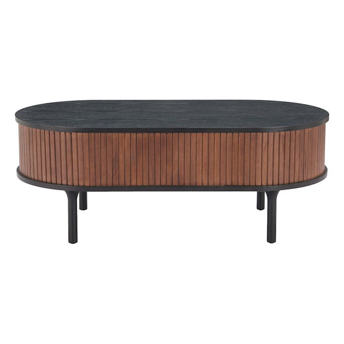 Zuo Modern Koriana Coffee Table, Black/Walnut