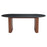 Zuo Modern Lassig Dining Table, Black/Walnut