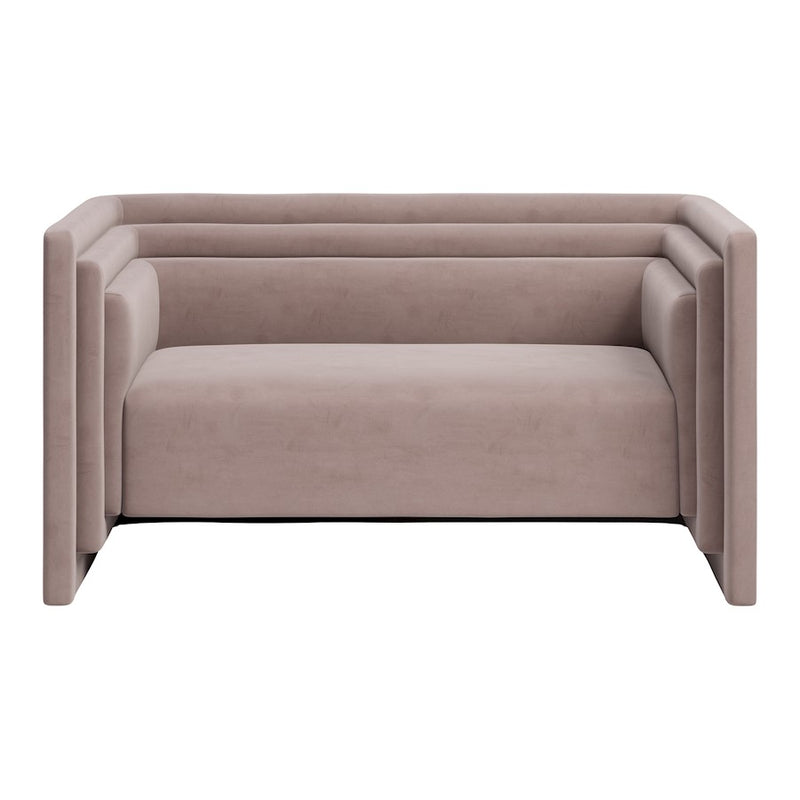 Zuo Modern Trippel Loveseat, Taupe