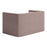 Zuo Modern Trippel Loveseat, Taupe