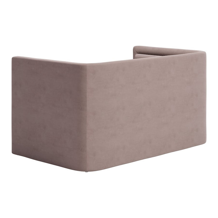 Zuo Modern Trippel Loveseat, Taupe
