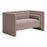Zuo Modern Trippel Loveseat, Taupe