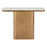 Zuo Modern Cher Console Table, White/Brass