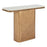 Zuo Modern Cher Console Table, White/Brass