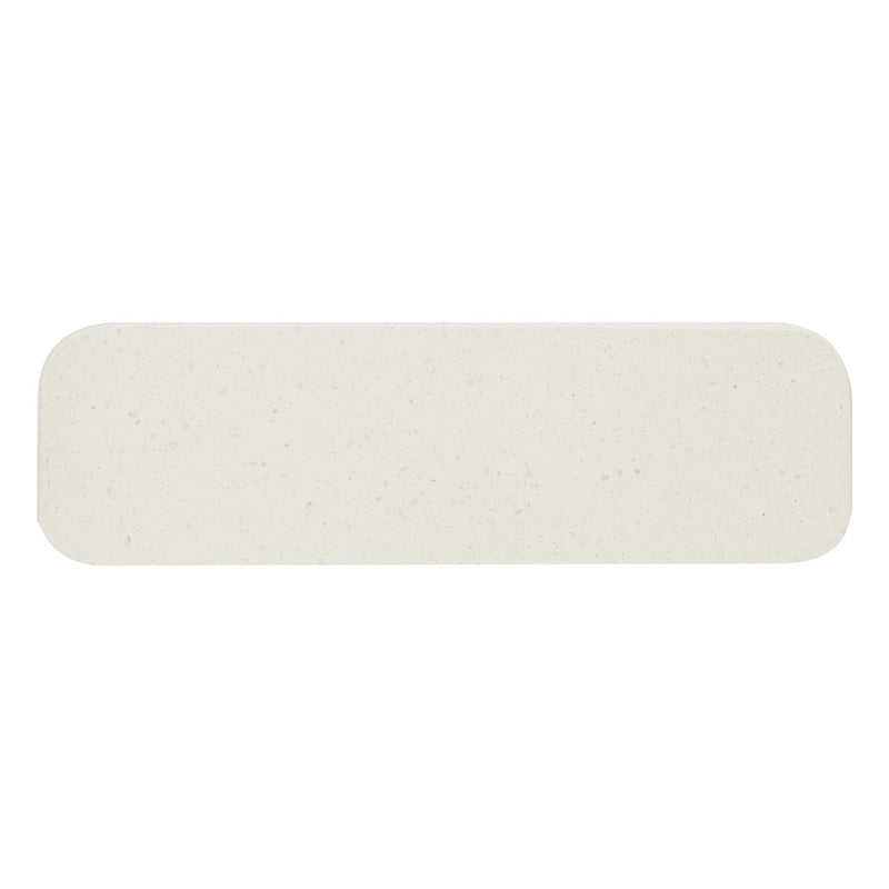 Zuo Modern Cher Console Table, White/Brass