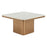 Zuo Modern Cher Coffee Table, White/Brass