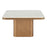Zuo Modern Cher Coffee Table, White/Brass